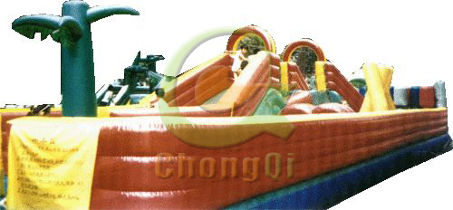 jungle Paradise inflatable amusement park
